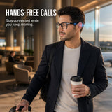 AI Smart Glasses with Open-Ear Audio, Bluetooth 5.6 & Photochromic Lenses