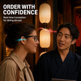 AI Smart Glasses with Open-Ear Audio, Bluetooth 5.6 & Photochromic Lenses