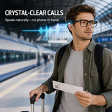 AI Smart Glasses with Open-Ear Audio, Bluetooth 5.6 & Photochromic Lenses