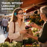 AI Smart Glasses with Open-Ear Audio, Bluetooth 5.6 & Photochromic Lenses