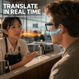 AI Smart Glasses with Open-Ear Audio, Bluetooth 5.6 & Photochromic Lenses