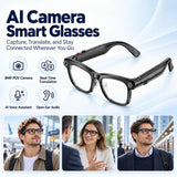 AI Smart Glasses with Camera, 4K Video & Real-Time Translation
