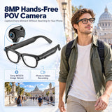 AI Smart Glasses with Camera, 4K Video & Real-Time Translation