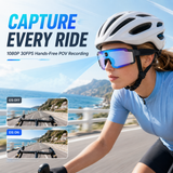 Smart Sports Glasses Photo Video Recorder AI Assistant UV Protection